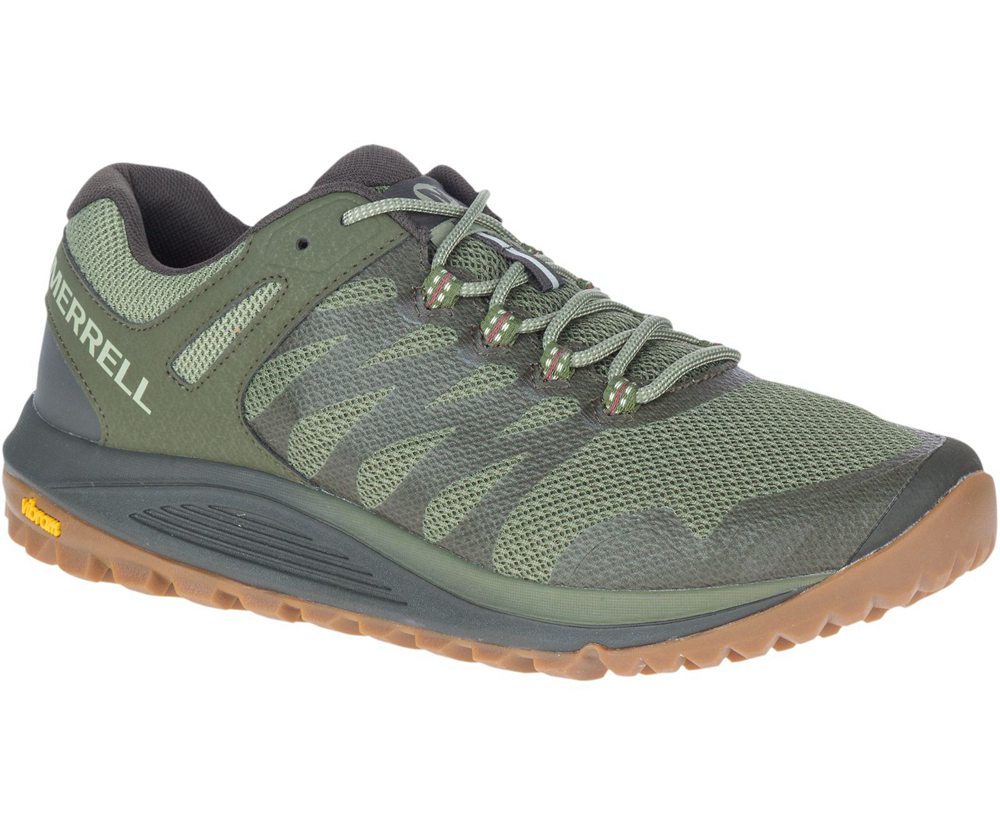 Buty Trekkingowe Merrell Męskie Oliwkowe - Nova 2 - 490215-OIM